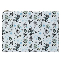 Winter story patern Cosmetic Bag (XXL)