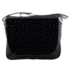 Abstract Texture Messenger Bag