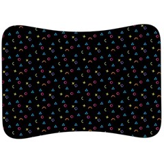 Abstract Texture Velour Seat Head Rest Cushion