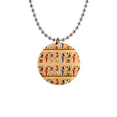 Tribal Love 1  Button Necklace by designsbymallika