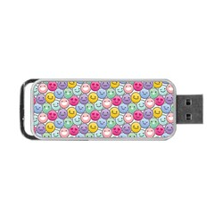 Cute Emoticon Pattern Portable Usb Flash (one Side) by designsbymallika