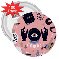 Astrology 3  Buttons (100 pack) 