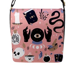 Astrology Flap Closure Messenger Bag (L)