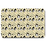 Cute Penguin Love Large Doormat  30 x20  Door Mat