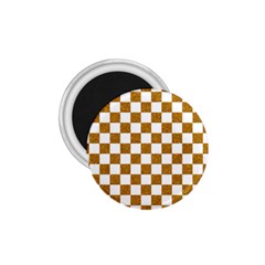 Checkerboard Gold 1 75  Magnets by impacteesstreetweargold