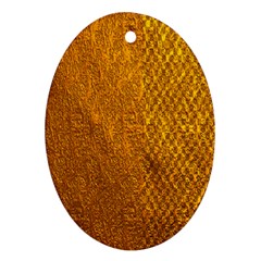 Golden 3 Ornament (oval)