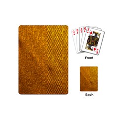 Golden 3 Playing Cards Single Design (mini) by impacteesstreetweargold