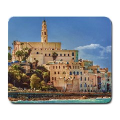 Old Jaffa Cityscape, Israel Large Mousepads by dflcprintsclothing
