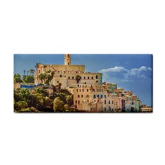 Old Jaffa Cityscape, Israel Hand Towel by dflcprintsclothing