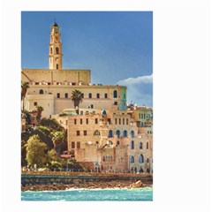 Old Jaffa Cityscape, Israel Small Garden Flag (two Sides) by dflcprintsclothing