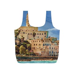 Old Jaffa Cityscape, Israel Full Print Recycle Bag (s) by dflcprintsclothing