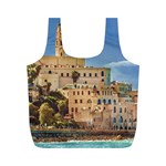 Old Jaffa Cityscape, Israel Full Print Recycle Bag (M) Front