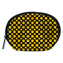 Dot Dots Dotted Yellow Accessory Pouch (medium) by impacteesstreetwearten