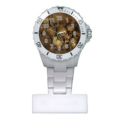 Skull Texture Vintage Plastic Nurses Watch