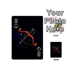 Zodiak Sagittarius Horoscope Sign Star Playing Cards 54 Designs (mini) by Alisyart