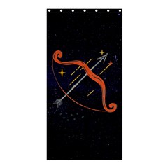 Zodiak Sagittarius Horoscope Sign Star Shower Curtain 36  X 72  (stall)  by Alisyart