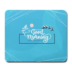 Background Good Morning Large Mousepads by Alisyart