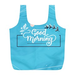 Background Good Morning Full Print Recycle Bag (l) by Alisyart