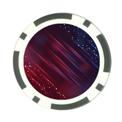 Illustrations Space Purple Poker Chip Card Guard