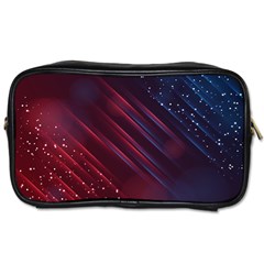 Illustrations Space Purple Toiletries Bag (two Sides)