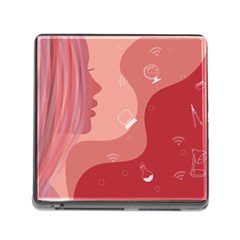 Online Woman Beauty Pink Memory Card Reader (Square 5 Slot)