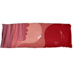 Online Woman Beauty Pink Body Pillow Case Dakimakura (two Sides) by Mariart