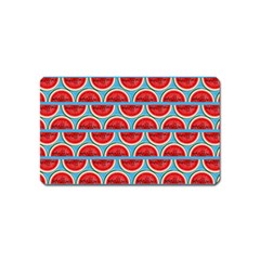 Illustrations Watermelon Texture Pattern Magnet (name Card) by Alisyart
