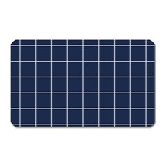 Blue Plaid Magnet (rectangular) by goljakoff