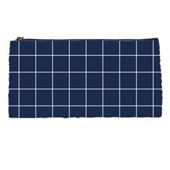 Blue Plaid Pencil Case by goljakoff