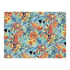 Butterfly and flowers Double Sided Flano Blanket (Mini) 