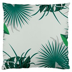 Illustrations Foliage Background Border Standard Flano Cushion Case (one Side)