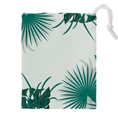 Illustrations Foliage Background Border Drawstring Pouch (5xl) by Alisyart