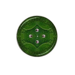 One Island In A Safe Environment Of Eternity Green Hat Clip Ball Marker (10 Pack) by pepitasart