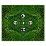 one Island in a safe environment of eternity green Double Sided Flano Blanket (Small)  50 x40  Blanket Back