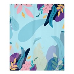 Nature Leaves Plant Background Shower Curtain 60  X 72  (medium)  by Mariart