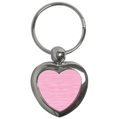 Pink Knitting Key Chain (heart) by goljakoff