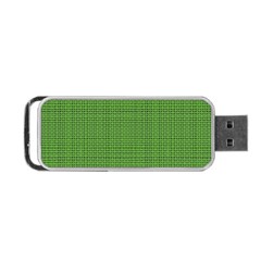 Green Knitting Portable Usb Flash (one Side) by goljakoff