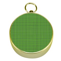 Green Knitting Gold Compasses by goljakoff