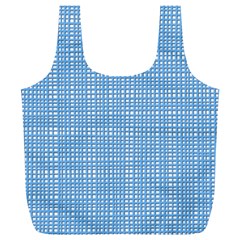 Blue Knitting Full Print Recycle Bag (xl) by goljakoff