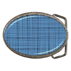 Blue Knitting Pattern Belt Buckles by goljakoff