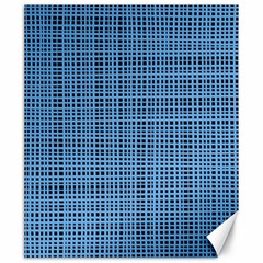 Blue Knitting Pattern Canvas 20  X 24  by goljakoff