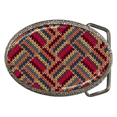 Geometric Knitting Belt Buckles