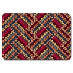 Geometric Knitting Large Doormat 