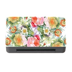 Vintage Flowers Memory Card Reader With Cf by goljakoff