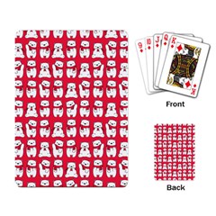 Cute Winter Bear Playing Cards Single Design (rectangle) by designsbymallika