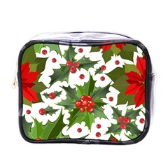 Christmas Berries Mini Toiletries Bag (one Side)