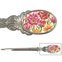 Retro Flowers Letter Opener by goljakoff