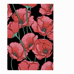 Red Flowers Small Garden Flag (two Sides) by goljakoff