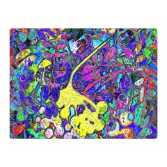 Vibrant Abstract Floral/rainbow Color Double Sided Flano Blanket (mini)  by dressshop