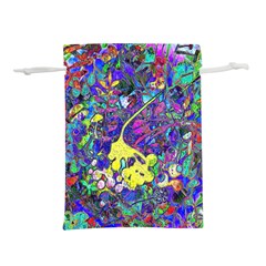 Vibrant Abstract Floral/rainbow Color Lightweight Drawstring Pouch (s) by dressshop